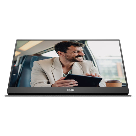 Aoc 16t20e2 15.6 monitor (zwart, 1x mini hdmi, 1x usb-c)