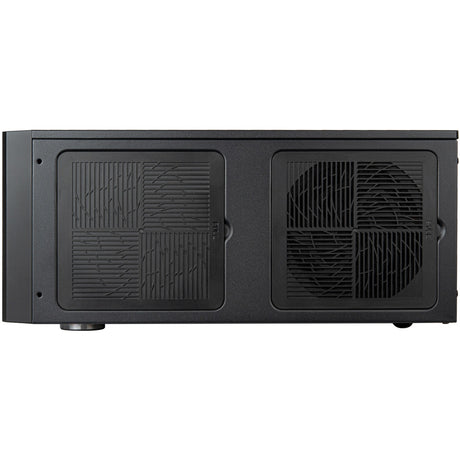 Silverstone sst-gd11b htpc behuizing (zwart | 2x usb-a | 1x usb-c)