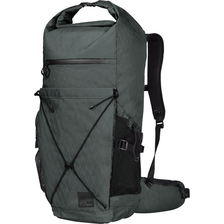 Jack wolfskin wandermood rolltop 30 rugzak (donkergroen, 30.0 liter)