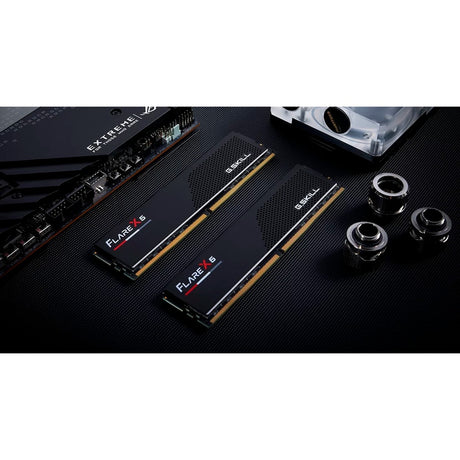 G.skill flare x5 32 gb ddr5-6000 (2x 16 gb) werkgeheugen (zwart, f5-6000j3038f16gx2-fx5, expo)