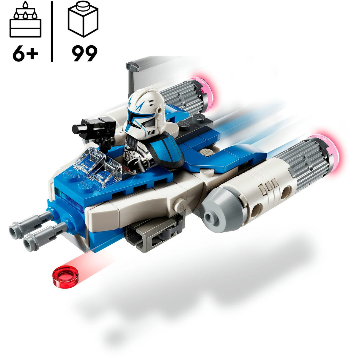 Lego star wars - captain rex y-wing microfighter constructiespeelgoed