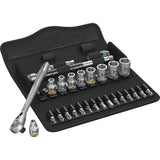 Wera 8100 sa 8 zyklop metal-ratelset, omschakelpal 1 4 gereedschapsset (28-delig)
