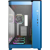 Montech king 95 pro midi tower behuizing (blauw | 2x usb-a | 1x usb-c | rgb | tempered glass)