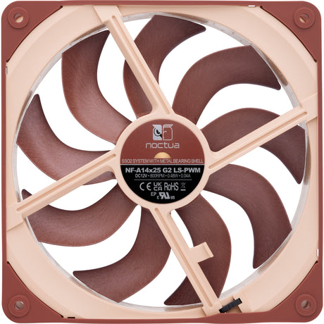 Noctua nf-a14x25 g2 ls-pwm case fan (bruin, 140 x 140 x 25 mm)