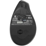 Kensington pro fit ergo my630 eq rechargeable mouse (zwart, 1000 - 2400 dpi, bluetooth, 2.4 ghz)