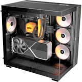 Be quiet! light base 600 lx midi tower behuizing (zwart | 2x usb-a | 1x usb-c | rgb | window)