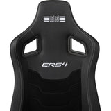 Next level racing ers4 elite reclining seat - pu leder suède edition gamestoel (zwart)