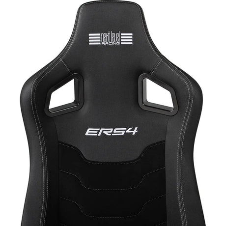 Next level racing ers4 elite reclining seat - pu leder suède edition gamestoel (zwart)