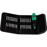 Wera kraftform kompakt 60 kk, 17-delig dopsleutel (zwart groen, bits met kogelkop)