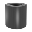 Cellfast omheiningtape+clips 19cm x 35mb grafiet