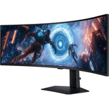 Samsung odyssey g9 s49fg910eu 49 curved ultrawide gaming monitor (zwart, 1x displayport, 2x hdmi, 2x usb-a, 144 hz)