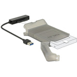 Delock usb-a 3.2 converter > sata 22-pin stekker (zwart, 0,15 meter)