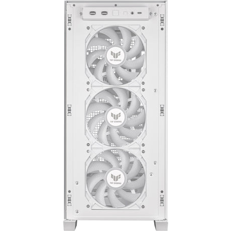 Asus tuf gaming gt302 argb midi tower behuizing (wit | 2x usb-a | 1x usb-c | rgb | tempered glass)