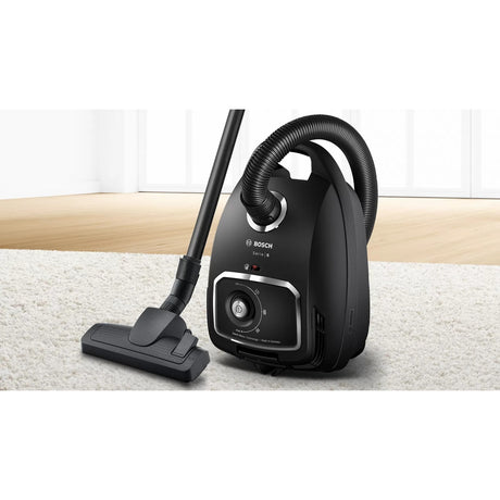 Bosch serie 6 stofzuiger met zak bgb6x320 (zwart)