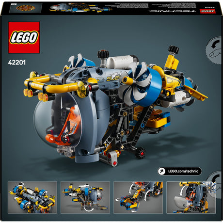 Lego technic onderzeeër voor diepzeeonderzoek - 42201
