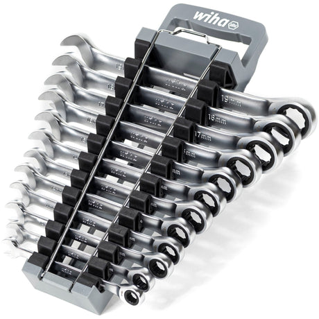 Wiha ringsteeksleutelset met ratel 13-delig incl. houder - 44665