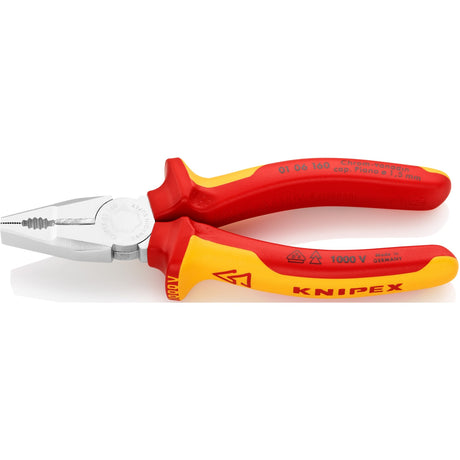 Knipex 01 06 160 combi-tang chroom vanadium 160mm vde