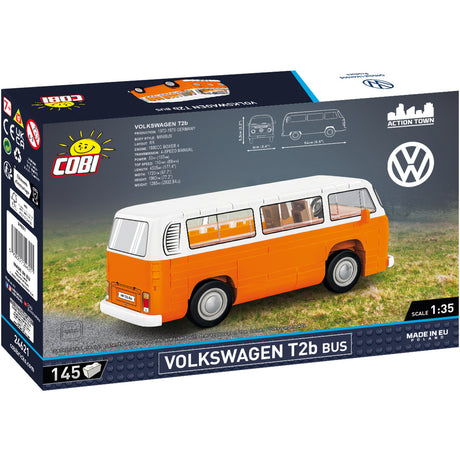 Cobi volkswagen t2b bus constructiespeelgoed (schaal 1:35)