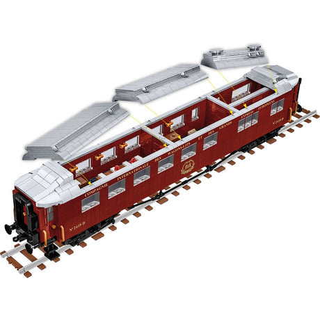 Cobi historical collection - compiègne wagon (11 november 1918) constructiespeelgoed (schaal 1:35)