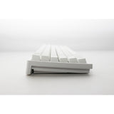 Ducky zero 6108 pure white rgb mechanisch gaming toetsenbord (wit, us lay-out (qwerty), cherry mx2a speed silver, 100%, rgb leds, double-shot pbt, hot swap, 2.4ghz | bluetooth | usb-c)