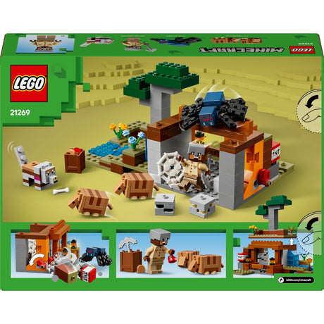 Lego minecraft de gordeldieren bij de mijn - 21269
