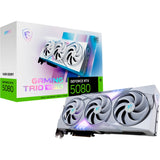 Msi geforce rtx 5080 16g gaming trio oc white grafische kaart (wit, 3x displayport, 1x hdmi)