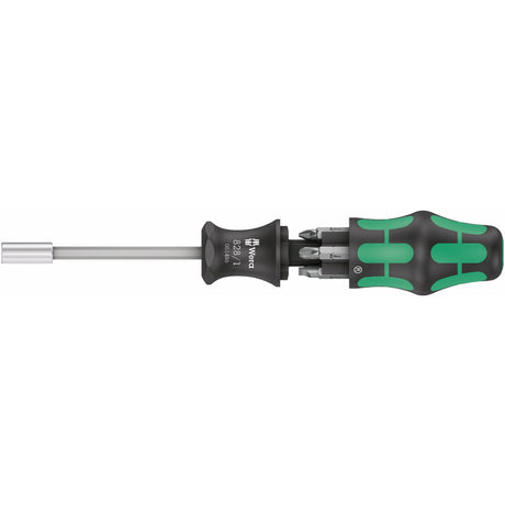 Wera kraftform kompakt 27 set 2 bitset (zwart groen, 7‑delig)