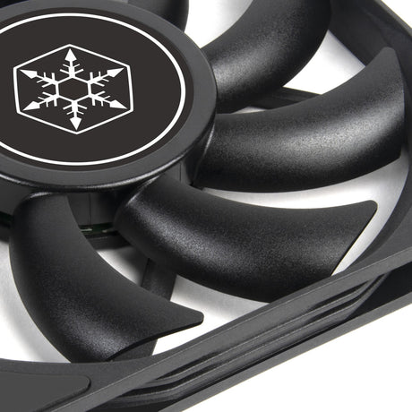 Silverstone air slimmer 120 case fan (zwart transparant, 120 x 15 x 120 mm, pwm)