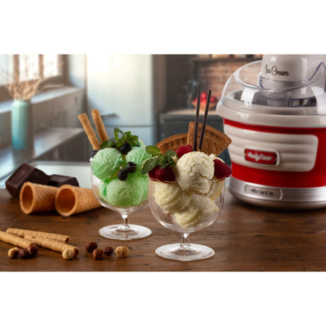 Ariete party time ijsmachine 0643 00 (rood wit)