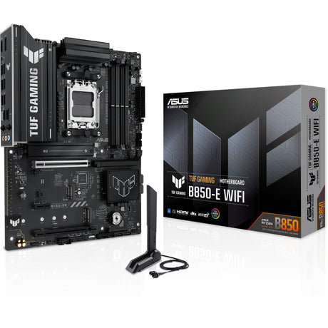 Asus tuf gaming b850-e wifi socket am5 moederbord (zwart, raid, 2.5gb-lan, wi-fi 6e, bt, sound, atx)