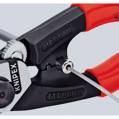 Knipex 95 61 190 staaldraadschaar gepol kunststof 190mm