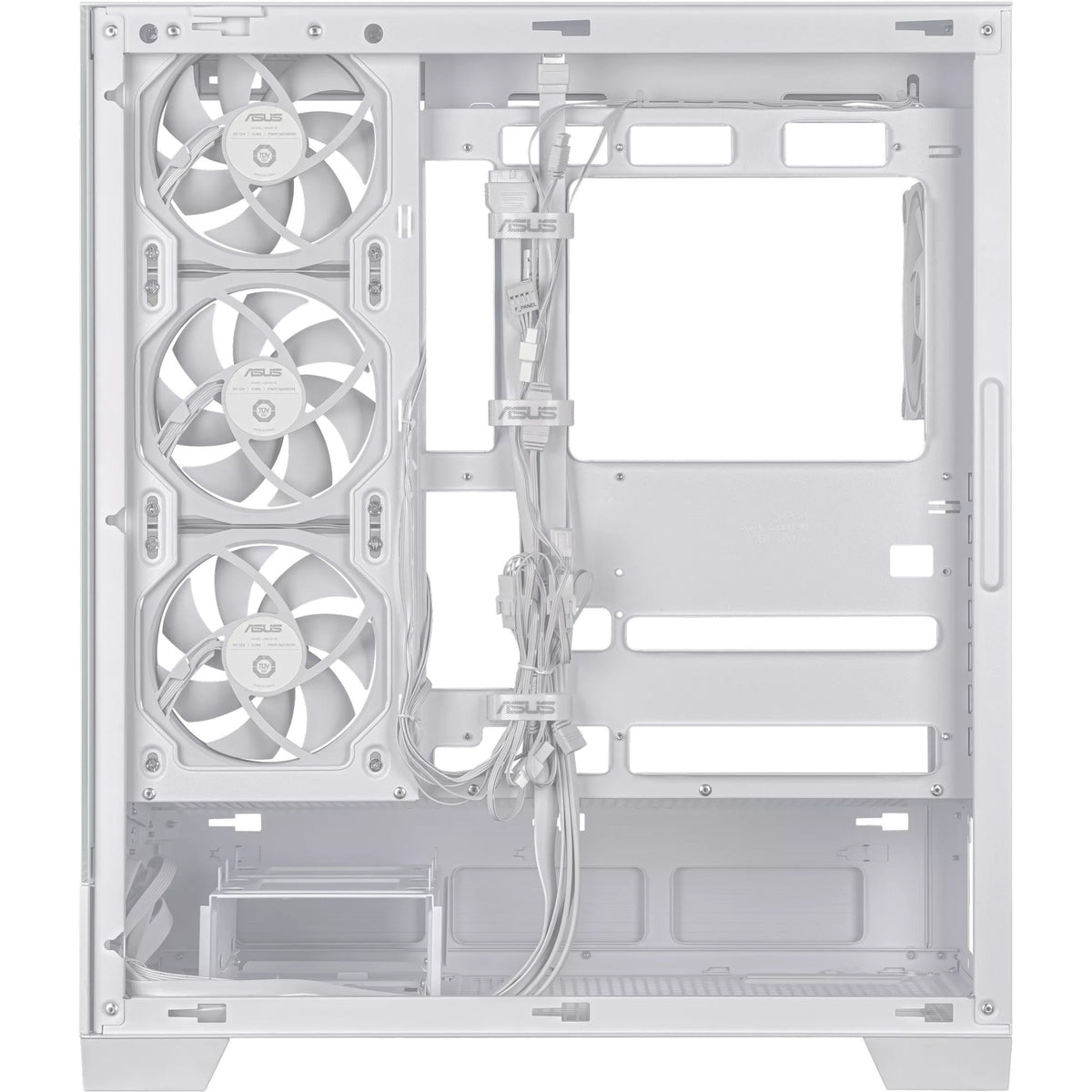 Asus a31 plus midi tower behuizing (wit | 2x usb-a | 2x usb-c | tempered glass)
