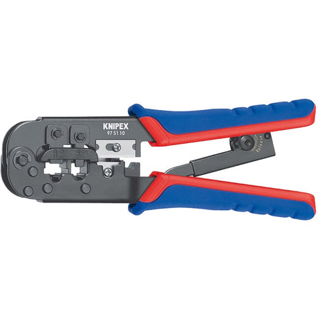Knipex 190 mm krimptang voor western-stekkers - 97 51 10