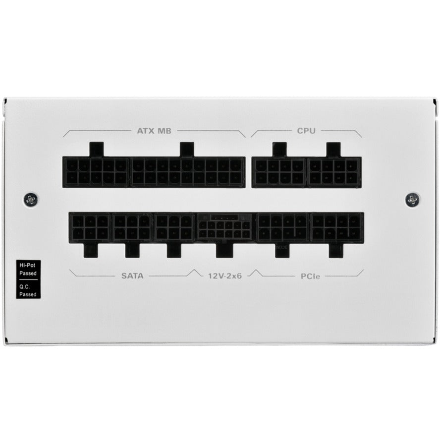 Sharkoon rebel p20 850 white modulaire 850 watt voeding (wit, 1x 12v-2x6, 4x pcie)