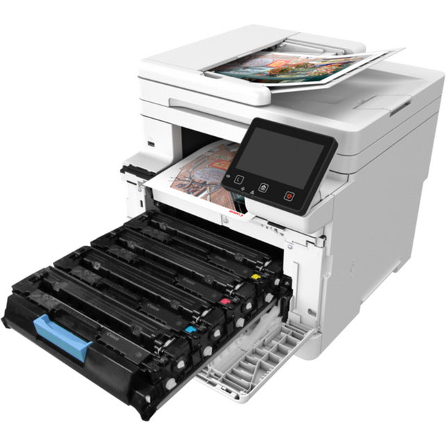Canon i-sensys mf664cdw – all-in-one kleurenlaserprinter voor thuiswerkers en kleine kantoren – printen, scannen kopiëren – duplex – wifi – airprint
