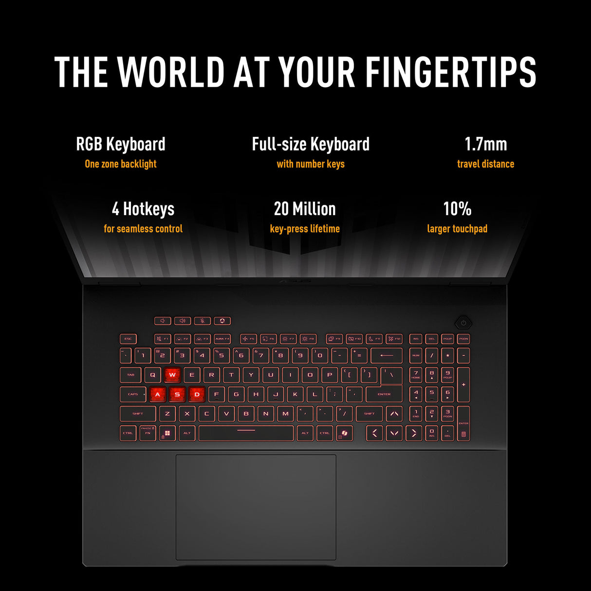 Asus tuf gaming a18 fa808um-s8132w 18 gaming laptop (zwart grijs | r7 260 | rtx 5060 | 16 gb | 512 gb ssd)
