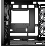 Sharkoon mk6 rgb mini tower behuizing (zwart | 2x usb-a | 1x usb-c | rgb | tempered glass)