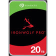 Seagate ironwolf pro 20 tb harde schijf (st20000nt001, sata 600, 24 7)