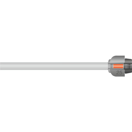 Gardena eindstuk 25 mm sluiting (grijs, 2778-20)