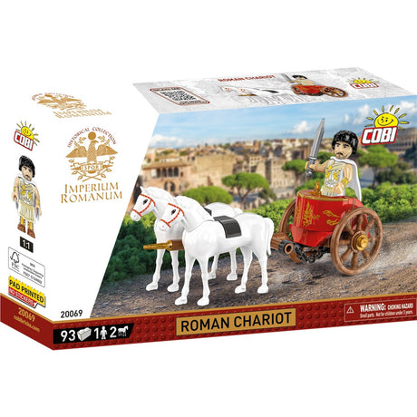 Cobi imperium romanum - romeinse strijdwagen constructiespeelgoed