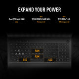 Asus tuf gaming a16 fa608um-rv253w 16 gaming laptop (grijs | ryzen 7 260 | rtx 5060 | 16 gb | 1 tb ssd)