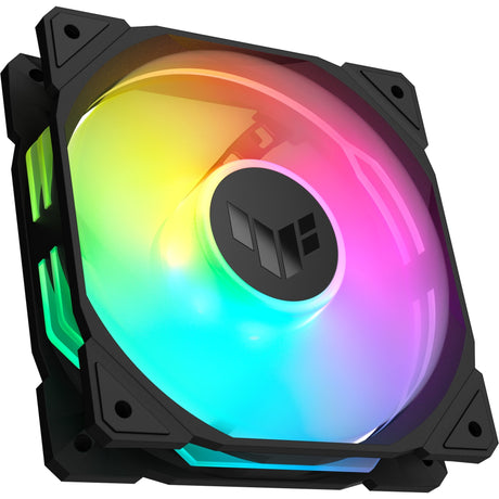 Asus tuf gaming tr120 argb reverse case fans (zwart, 3 stuks, 120 x 120 x 28 mm)