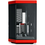 Hyte y70 touch infinite midi tower behuizing (zwart | 2x usb-a | 1x usb-c | tempered glass)