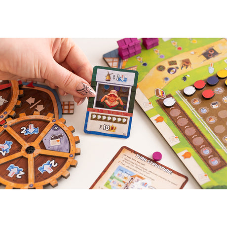 Asmodee board dice windmill valley - nederlandstalig bordspel voor 1-4 spelers