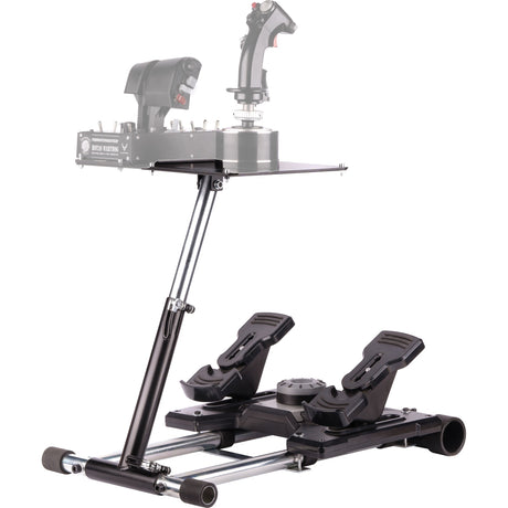 Wheel stand pro deluxe v2 thrustmaster hotas warth houder (zwart, voor thrustmaster hotas warthog, saitek x-55, x52, pro en x65)