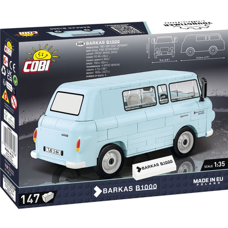 Cobi youngtimer collection - barkas b1000 constructiespeelgoed (schaal 1:35)