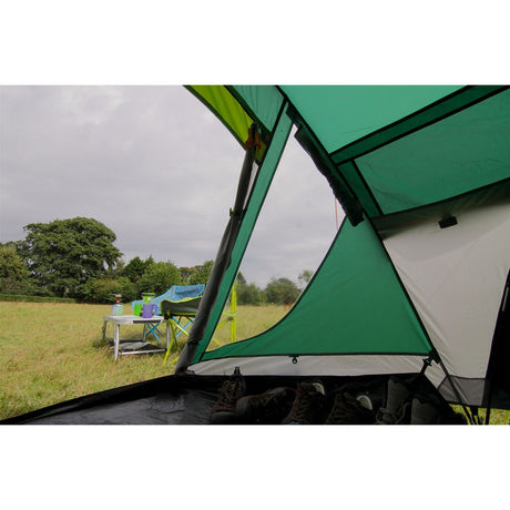 Coleman kobuk valley 4 plus tent (donkergroen lichtgroen)