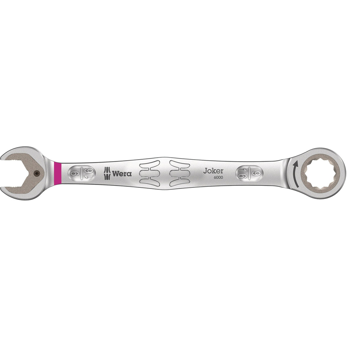 Wera 9632 magneetstrip 6000 joker imperial 1 steek-ringratelsleutelset moersleutel (inch, 8‑delig)