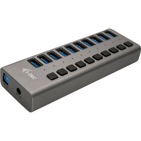 I-tec usb 3.0 charging hub 10 port + power adapter usb-hub (zwart)