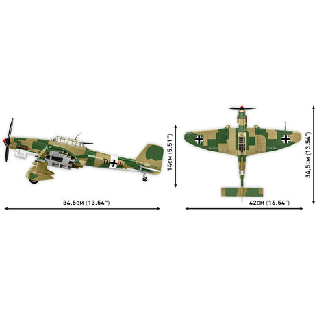 Cobi historical collection - junkers ju 87 b-2 constructiespeelgoed (schaal 1:32)